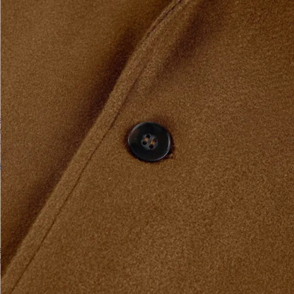 Men's Slim Fit Wool Overcoat Classic Winter