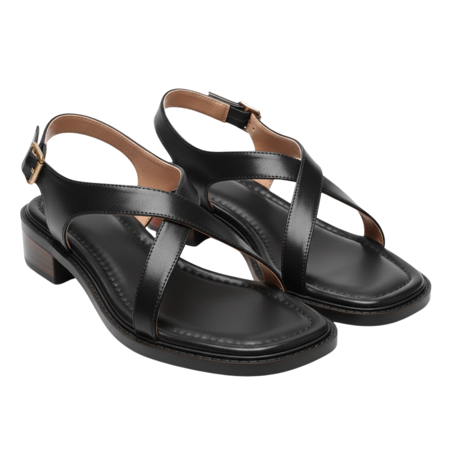 Women's Retro Thick Heel Casual Beach Sandals