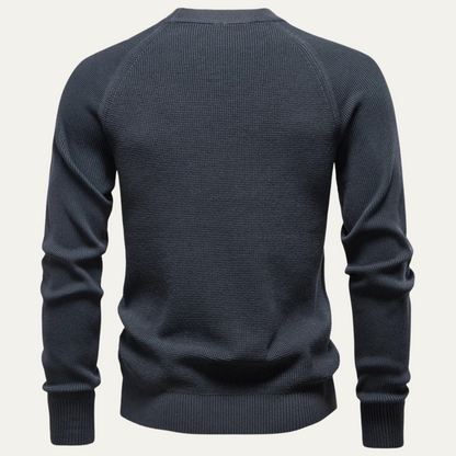 Men's Knitted Crew Neck Sweater