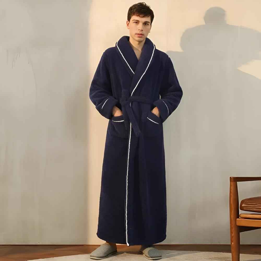 Luxe Fleece Bathrobe Soft Warm Comfortable