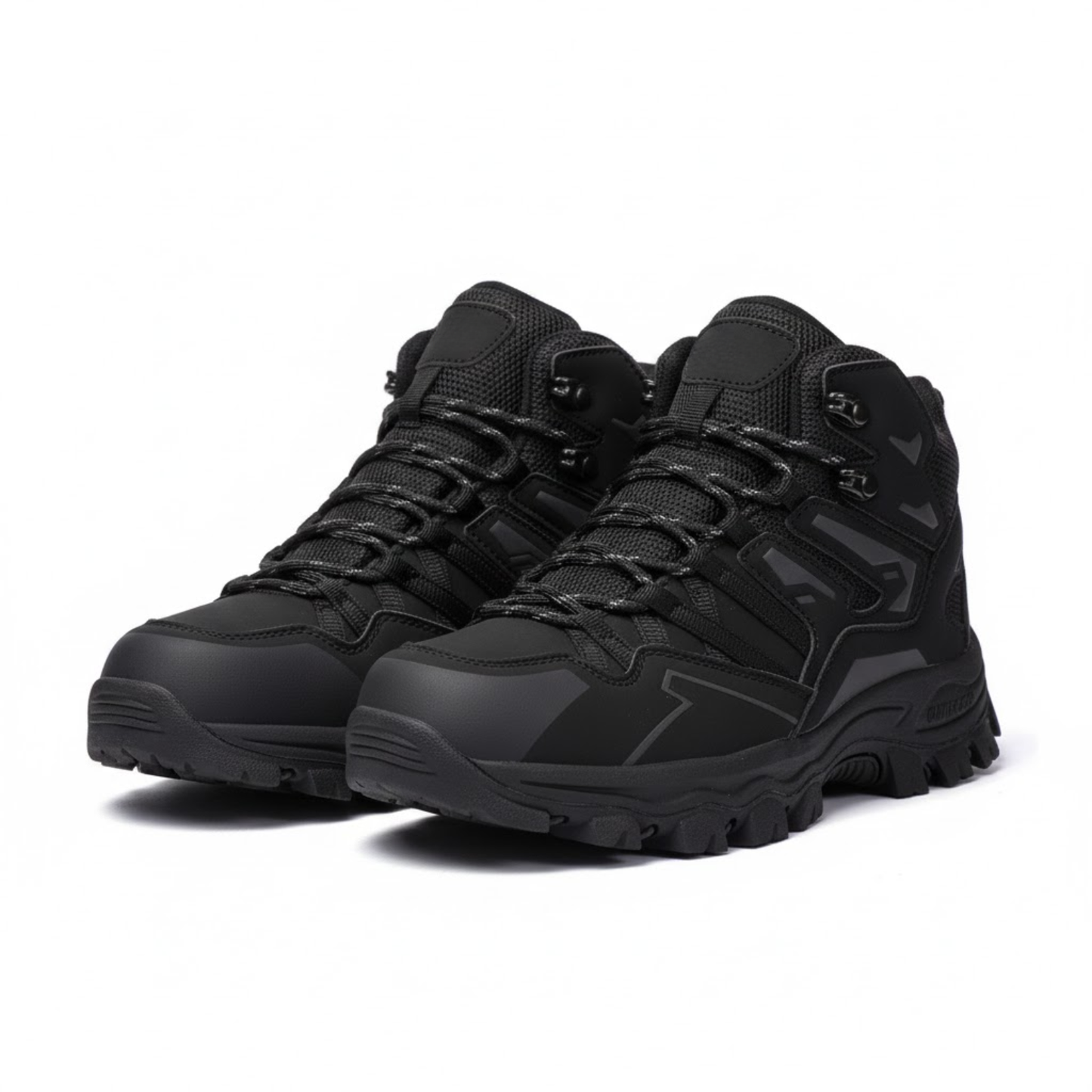 Women's High-Top Winter Hiking Boots Rainproof Plus Velvet Warm Non-Slip Outdoor Shoes