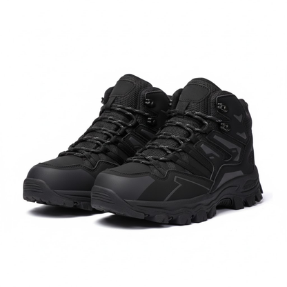 Women's High-Top Winter Hiking Boots Rainproof Plus Velvet Warm Non-Slip Outdoor Shoes