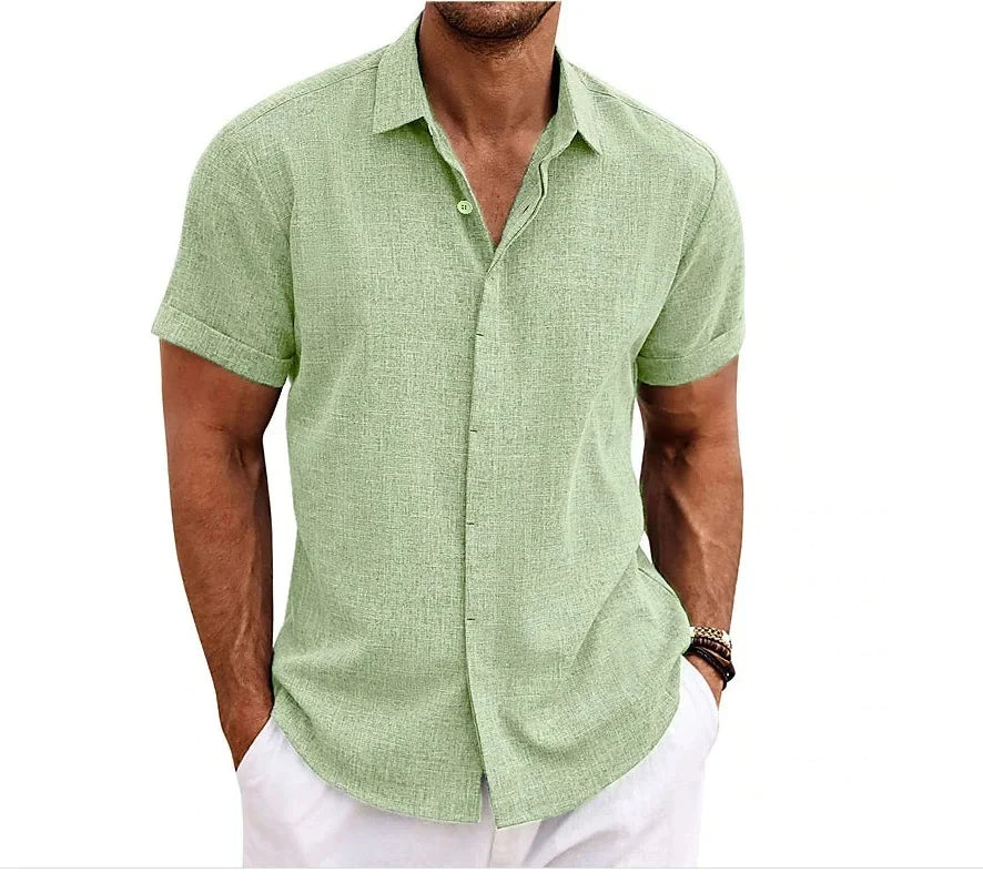 Men's Cotton Linen Shirt