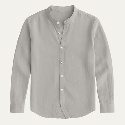 Men's Linen Casual Shirt Relaxed Fit - Fashinoza