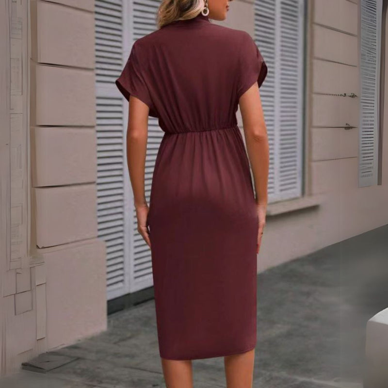 Denise Women's Draped Midi Dress