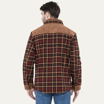 Men's Flannel Jacket Fleece Lined Plaid