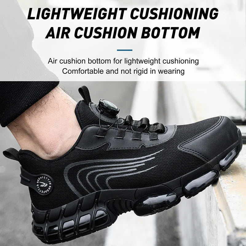 Men's Lace-Up Work Shoes For Balance