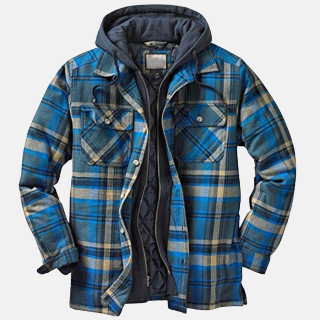 Christian | Men’s Quilted Flannel Shirt Jacket