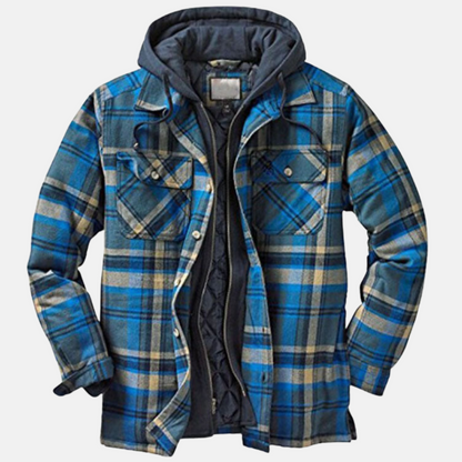 Christian | Men’s Quilted Flannel Shirt Jacket