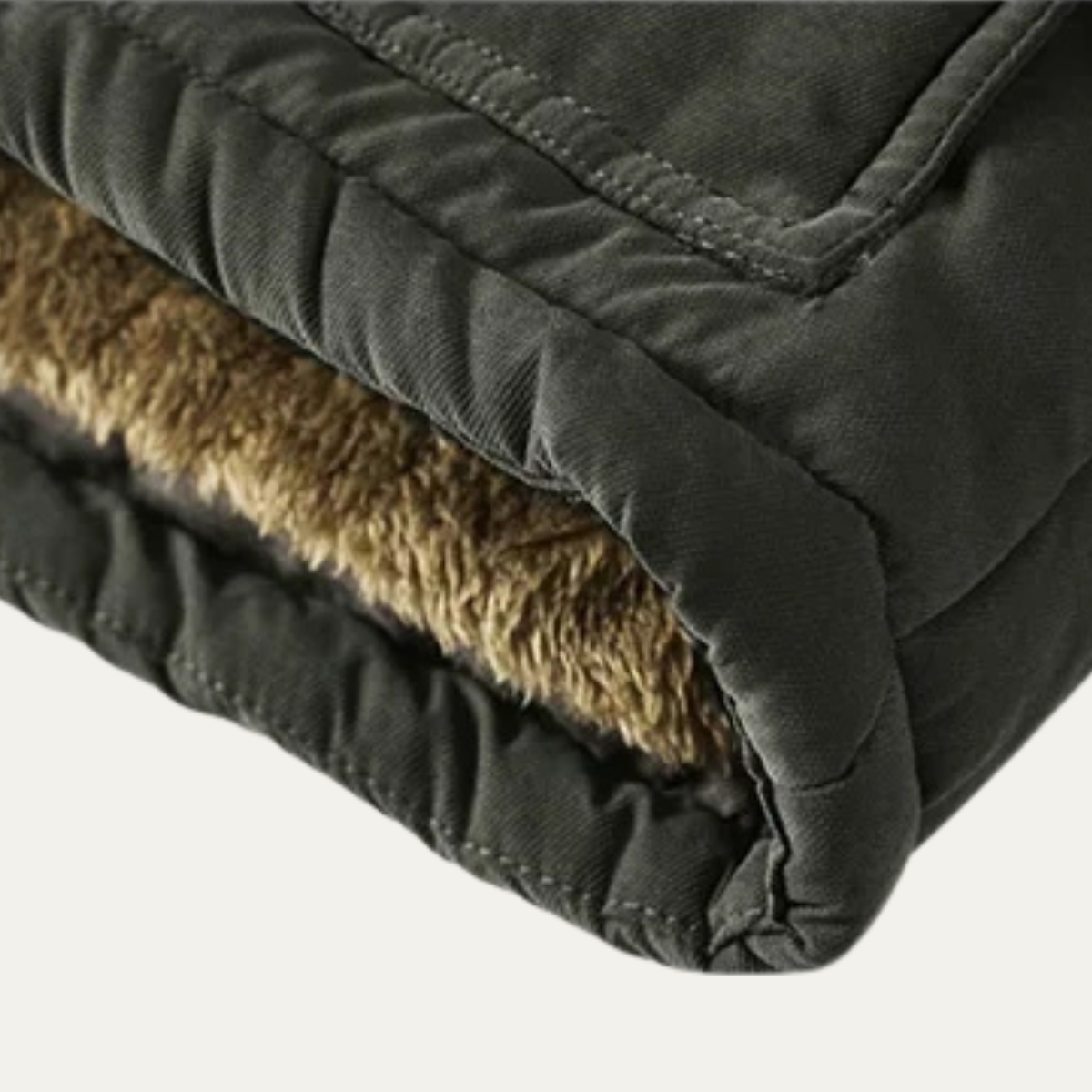 Men's Thick Warm Hooded Parka Coat Fur Lined