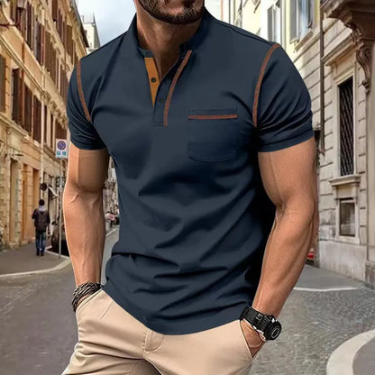 Men's Polo Shirt Cotton Elegant Style