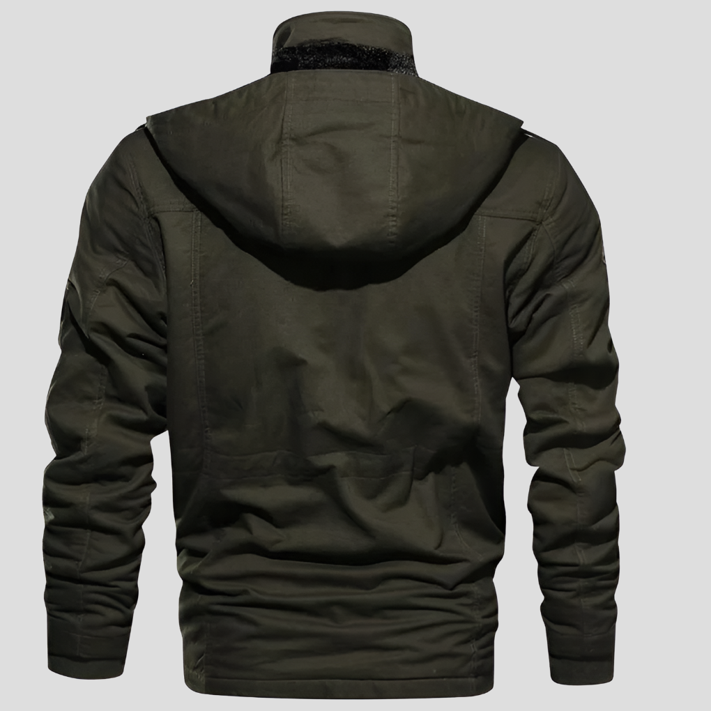 Men's Windbreaker Jacket Wind Resistant Warm