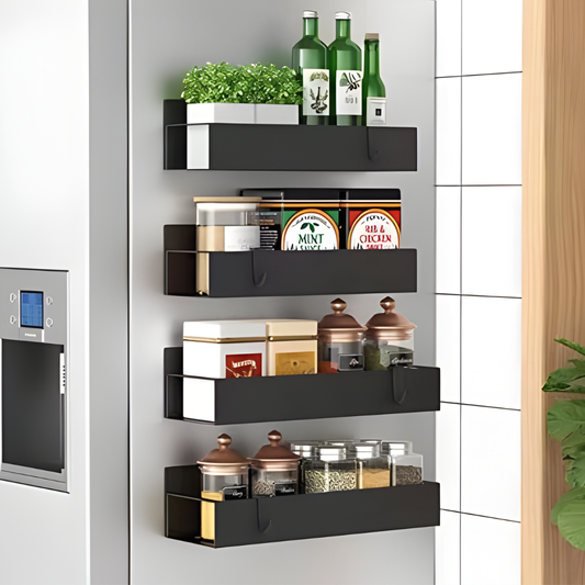 Magnetic Spice Rack Stainless Steel - Fashinoza