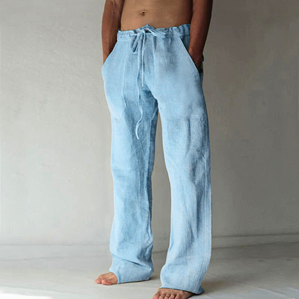 Women's High Waist Casual Pants with Drawstring