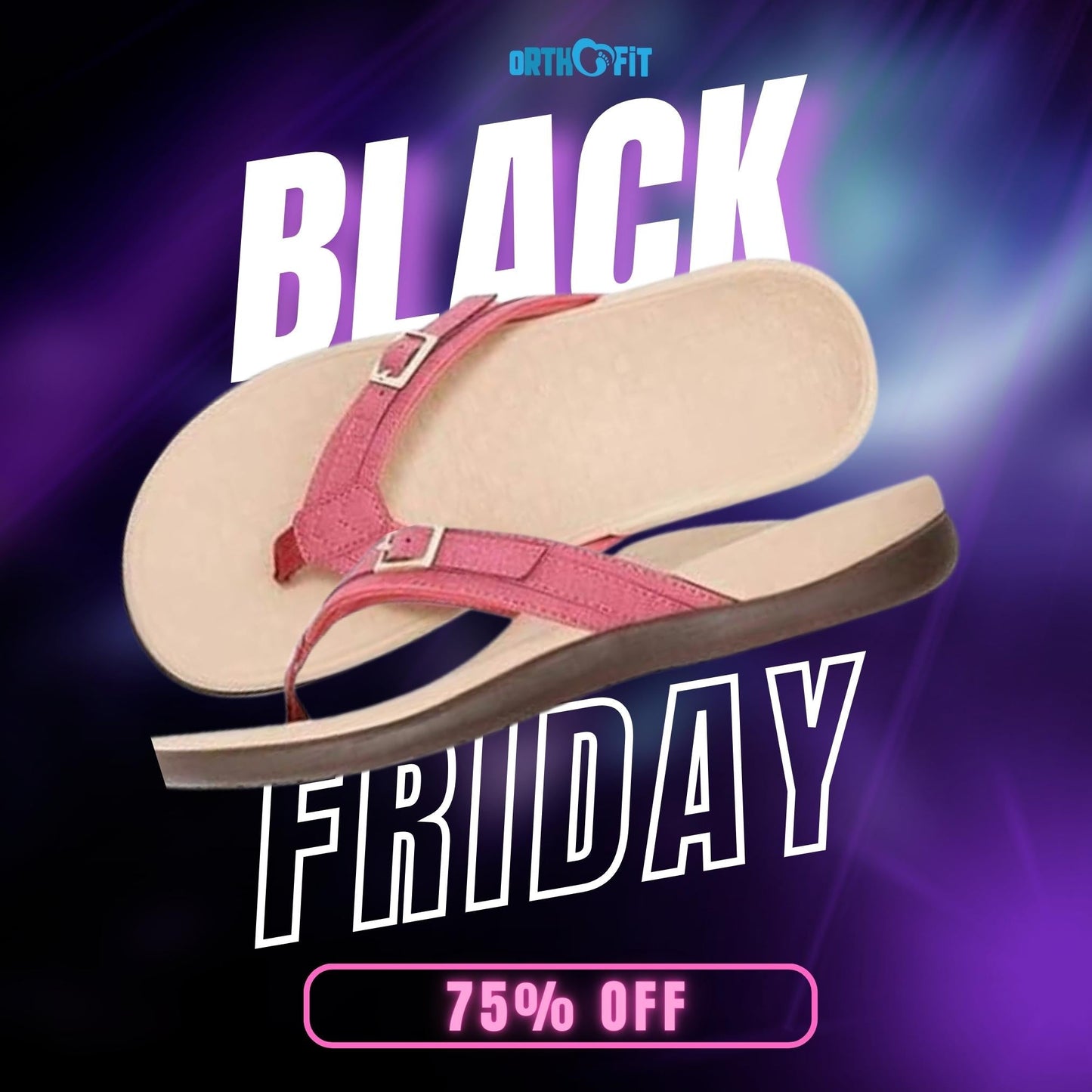 Orthopedic Arch Support Flip Flops - 
Fashinoza