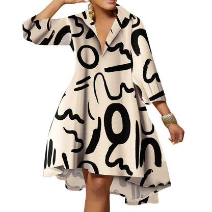 Women's Boho Print Maxi Dress