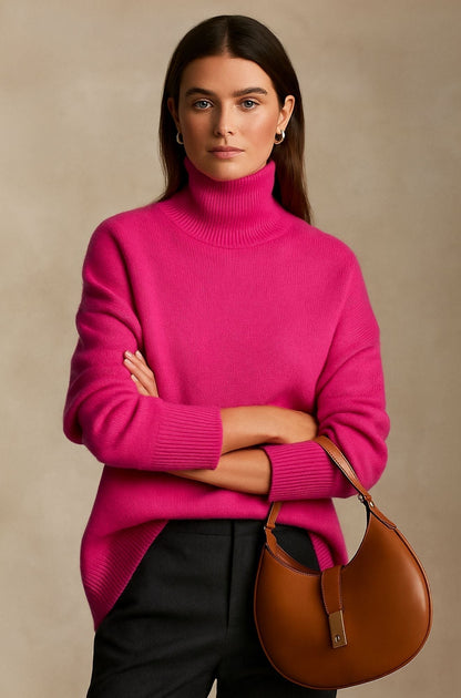 Women's Full-Length Sleeve Ribbed Cuff Sweater