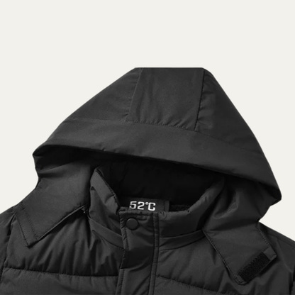 Men's Long Winter Cotton Parka Coat Windproof