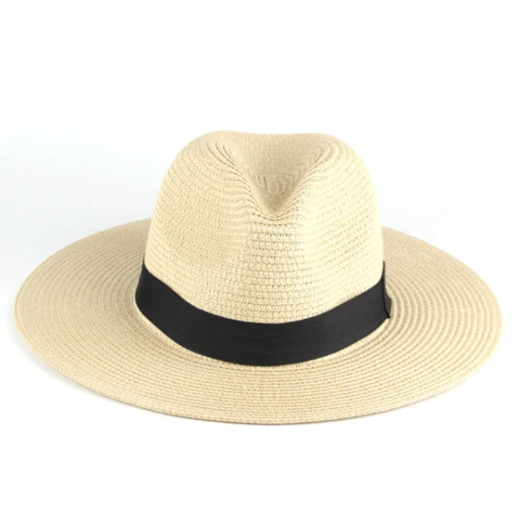 Men's Panama Sun Hat Cotton Natural - Fashinoza