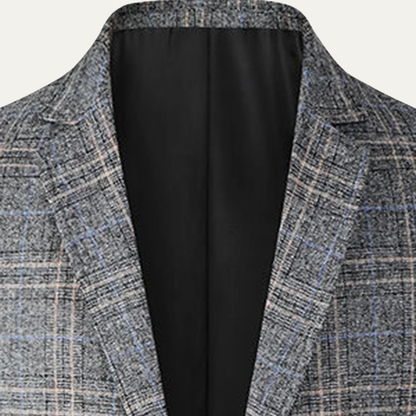 Merrifield Men's Slim Fit Blazer Checked Lightweight