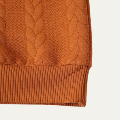 Men's Cable Knit Turtleneck Sweater Ribbed Warm