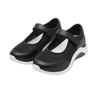 Women's Knitted Grid Casual Platform Sneakers