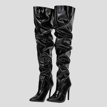 Women's High Heel Ankle Boots 8cm