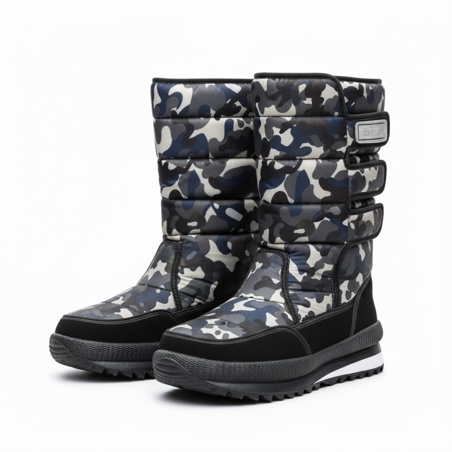 Women's Trendsetting Waterproof Platform Snow Boots Warm Thick Plush Winter Footwear