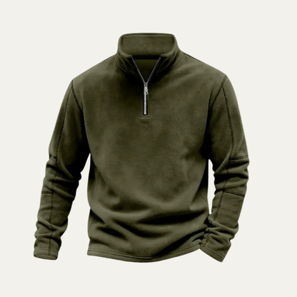 Vesuvius Men's Fleece Quarter Zip Sweater Warm