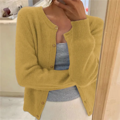 Ruby | Women’s Winter Button Front Long Sleeve Cardigan