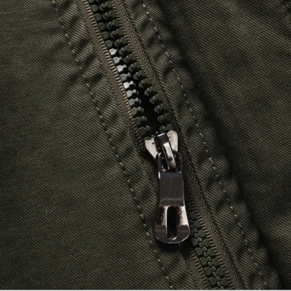 Men's Military Cargo Jacket Cotton Green