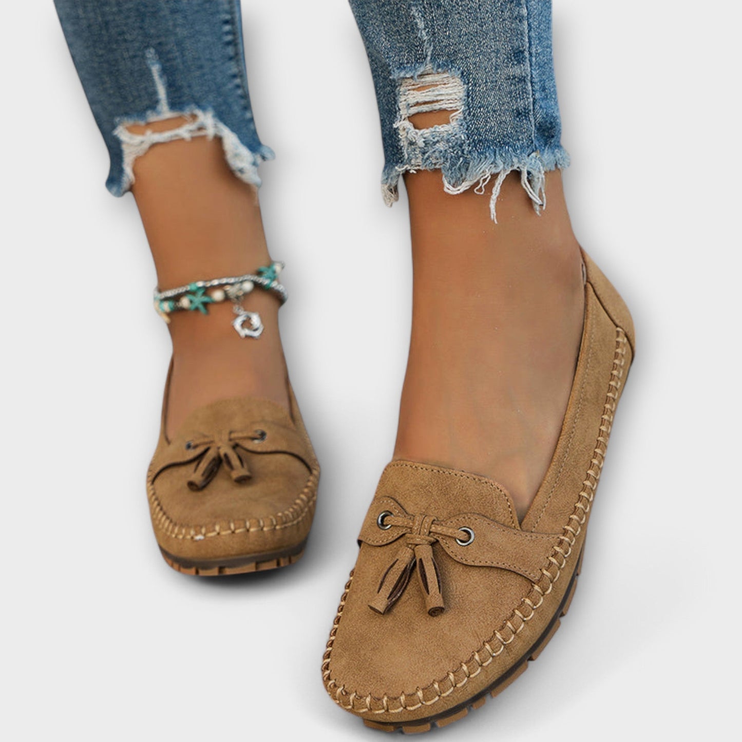 Gabrielle | Women Summer Tassel Slip On Loafers