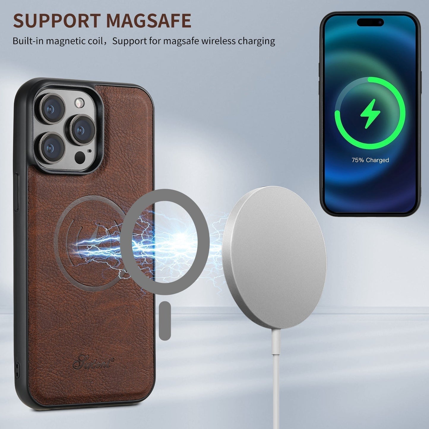 Phone Case With Card Holder Wallet - Fashinoza