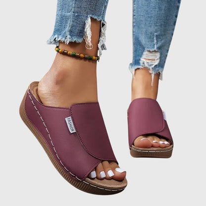 Women’s Platform Slide Sandals Open Toe