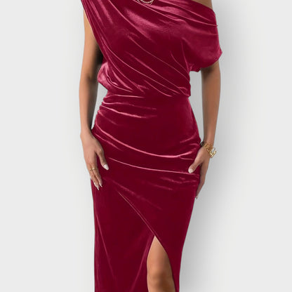Women's Off Shoulder Midi Dress