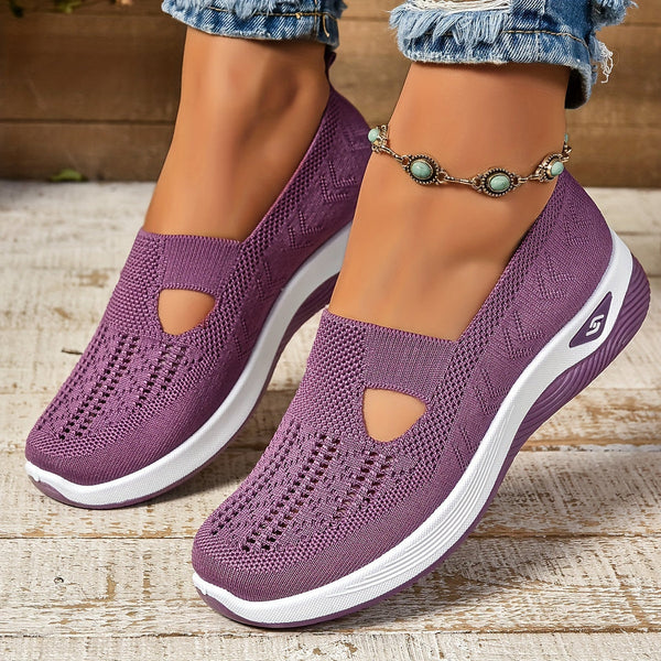 Women's Slip-On Sneakers Closed-Toe