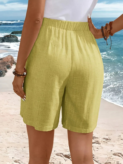 Women's Button Shorts Comfortable
