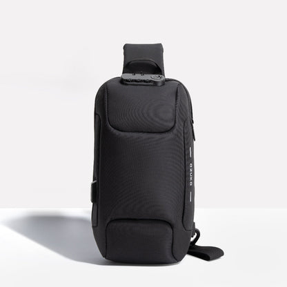 Crossbody Bag Anti-Theft USB Charging - Fashinoza