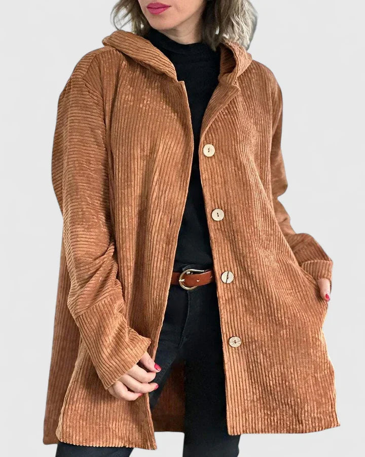 Lunavere | Cozy Textured Women’s Button Jacket