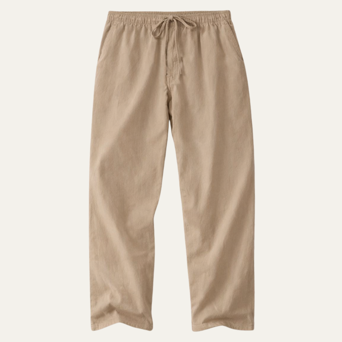 Men's Linen Wide Leg Casual Pants - Fashinoza