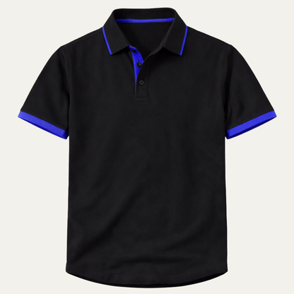 Men's Slim Fit Polo Shirt Cotton Casual Summer - Fashinoza
