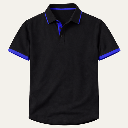 Men's Slim Fit Polo Shirt Cotton Casual Summer - Fashinoza