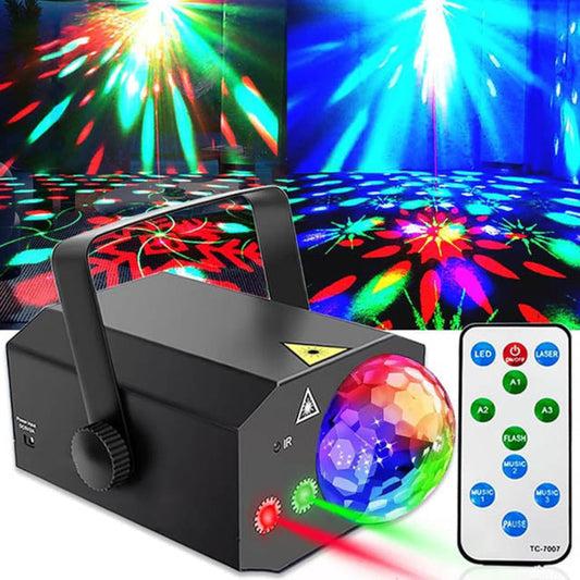 Laser Disco Party Light 2-in-1 - Fashinoza