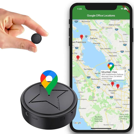Magnetic GPS Tracker Small - 
Fashinoza