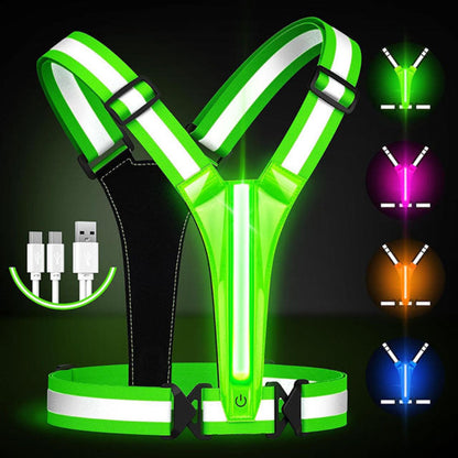 Reflective Running Vest - Fashinoza