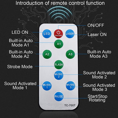 2-In-1 Laser Disco Stage Light