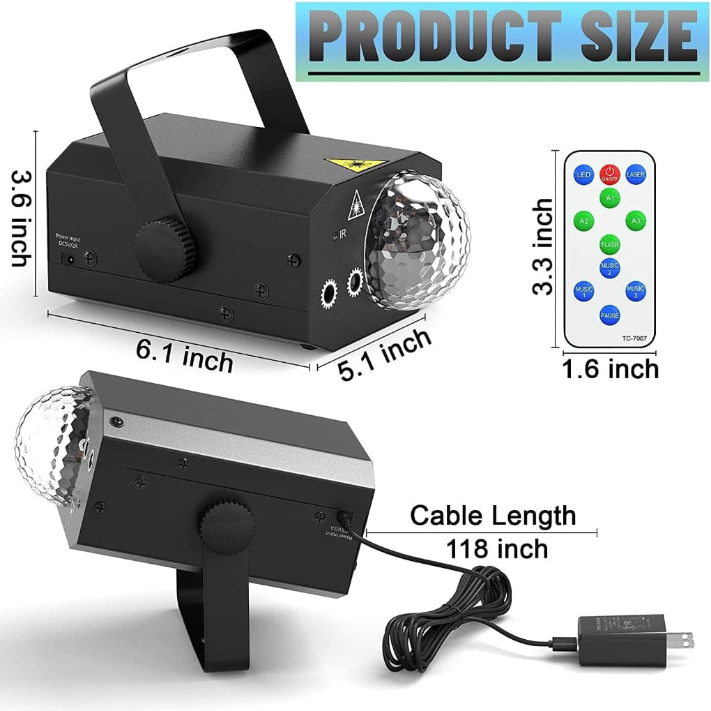 2-In-1 Laser Disco Stage Light