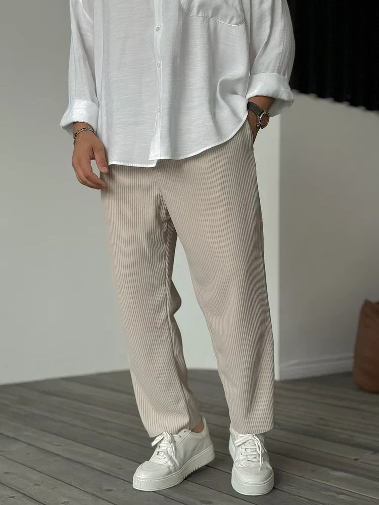 Men's Soft Luxurious Trousers - Fashinoza