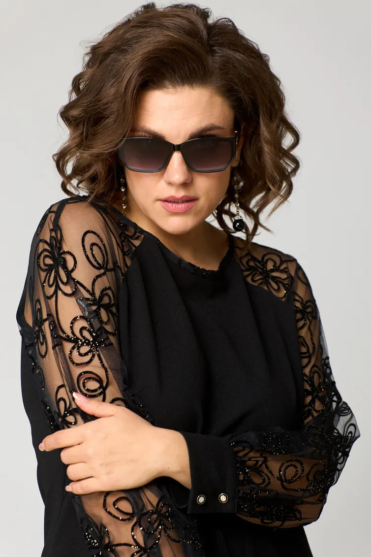Destiny | Ttendy Lace-Sleeve Dress