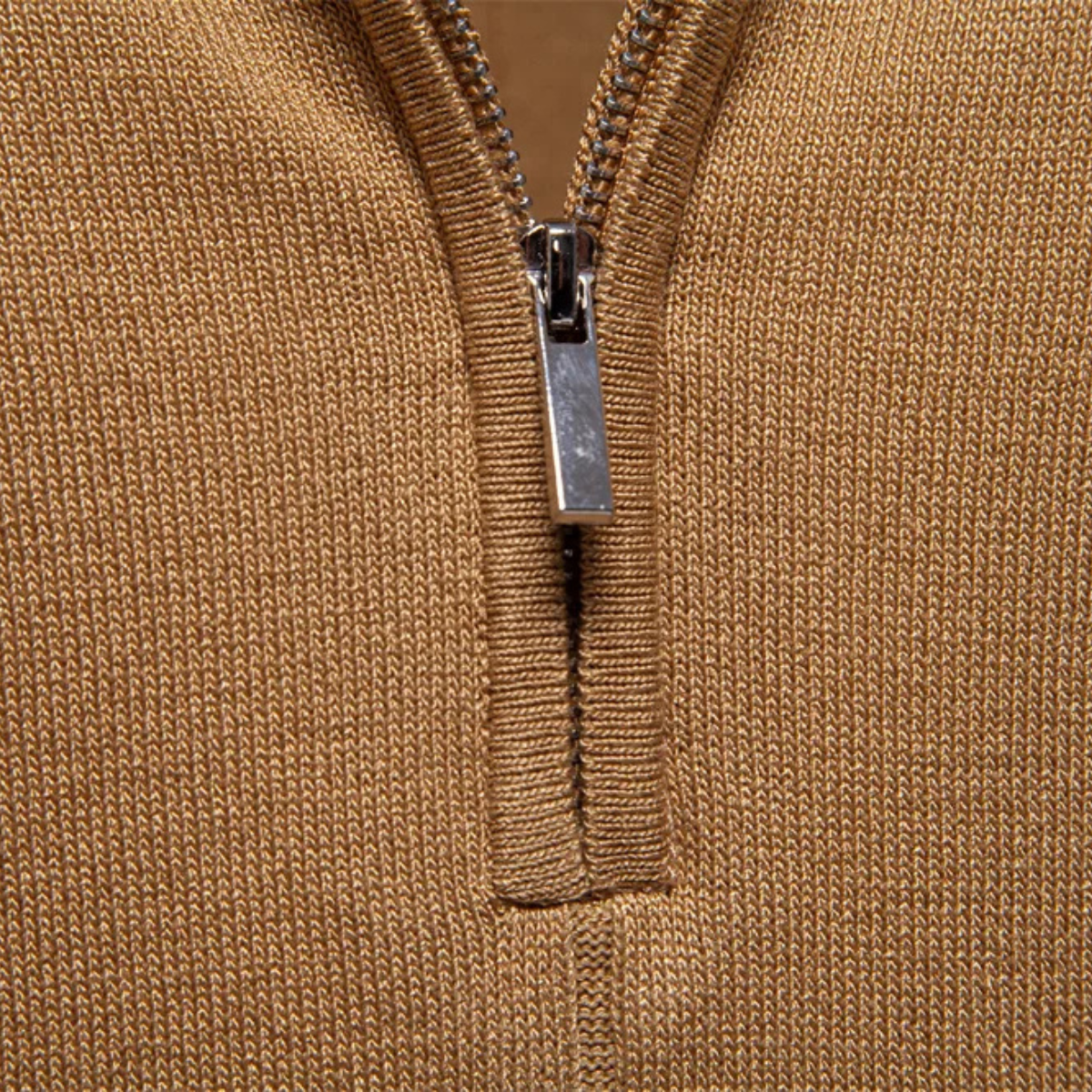 Men's Slim Fit Polo Shirt Zip Up